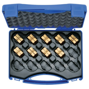Klauke set krimpovacích matríc, 6-120 mm² HD 4 v kufri, 9 ks, séria K4