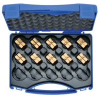 Klauke set krimpovacích matríc, 6-150 mm² HR 4 v kufri, 10 ks, séria K4