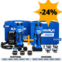 Akciový set: Krimpovacie kliešte EKWF50ML a odblankovač EKSD50ML Akciový set: Krimpovacie kliešte EKWF50ML a odblankovač EKSD50ML