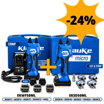 Akciový set: Krimpovacie kliešte EKWF50ML a odblankovač EKSD50ML
