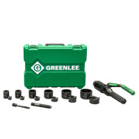 Greenlee Quick Draw 7804E ručný hydraulický dierovač + dierovacie hlavy